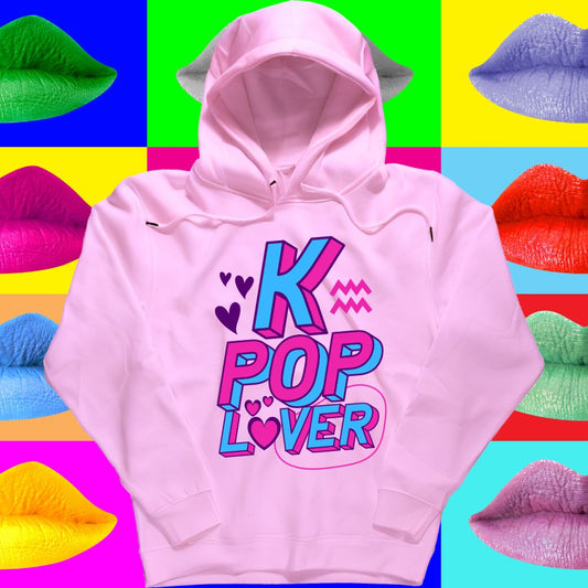 K Pop Lover Unisex Pink Hoodies - T Bhai