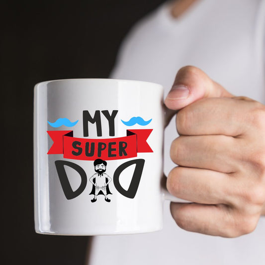 My Super Dad Coffee Mug | Birthday Gift | Fathers Day Gift