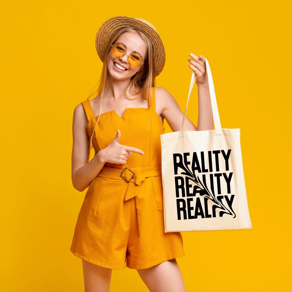 Reality Tote Bag with Zipper - T Bhai