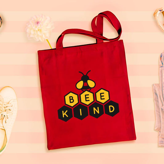 Bee Kind Tote Bag with Zipper - T Bhai