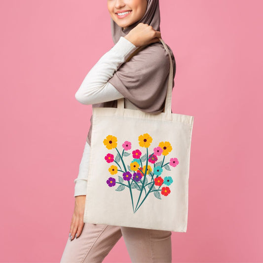Bunch of Phools Tote Bag with Zipper - T Bhai