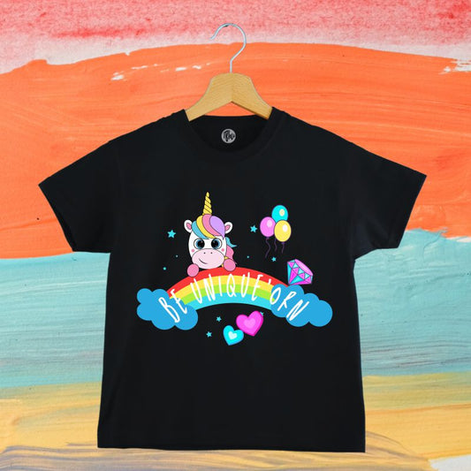 Be Unique Unicorn - Unique'orn T-Shirt for Kids - T Bhai