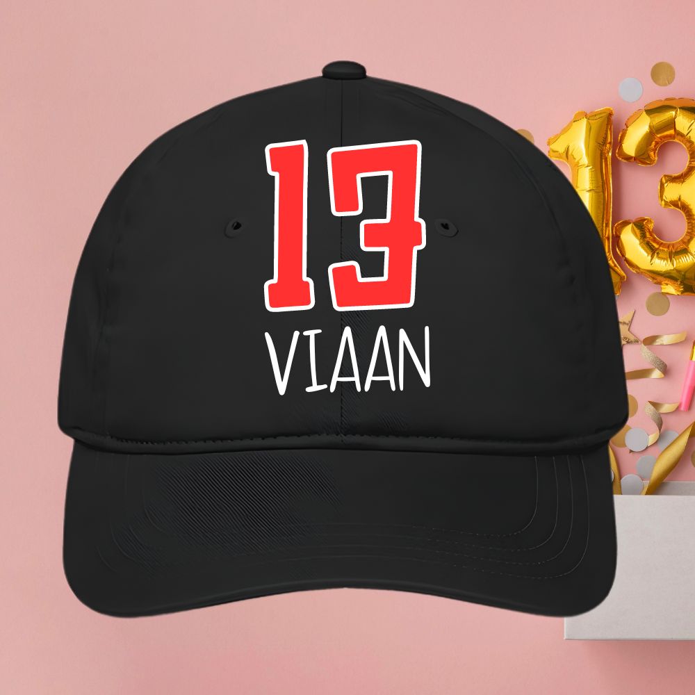 Personalized Cap for 13th Birthday Celebration