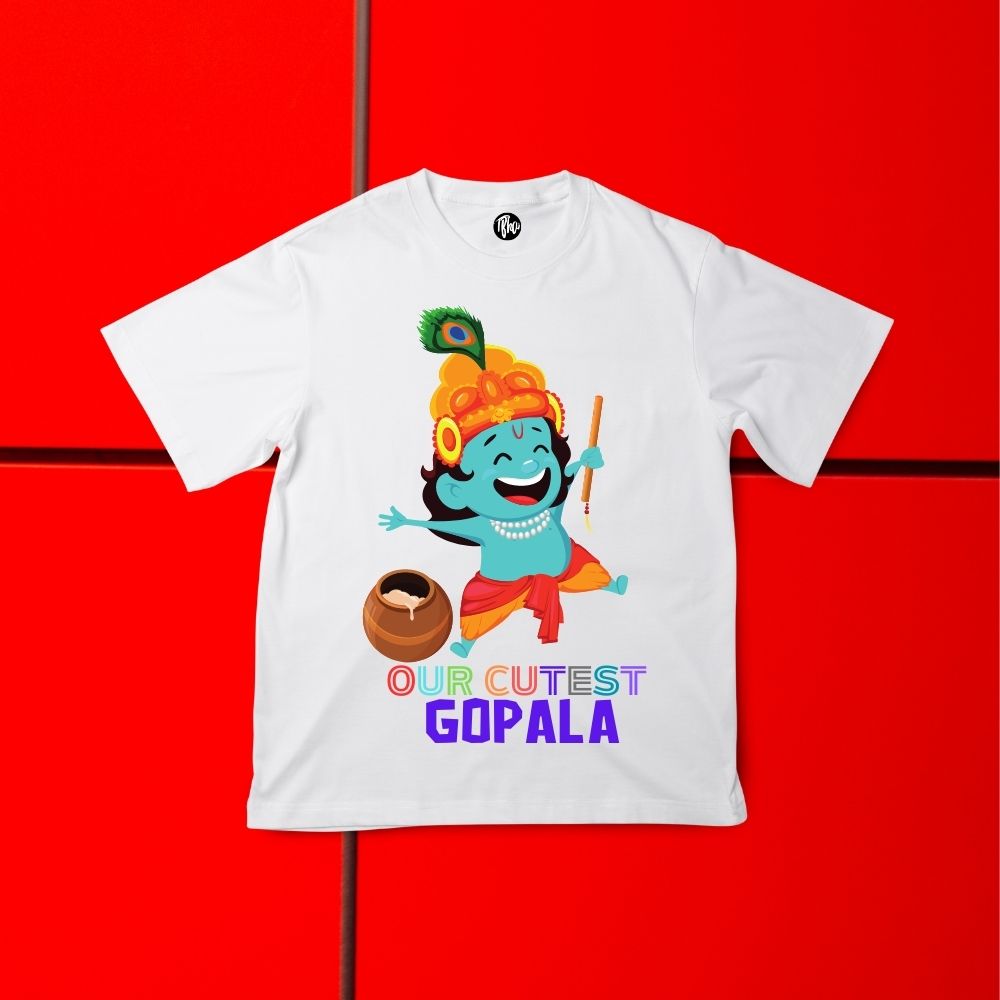 Our Cutest Gopala Janmashtami Special T-Shirt for Kids - T Bhai
