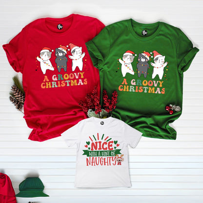 Have A Groovy Christmas - Perfect Family T-Shirts for Christmas