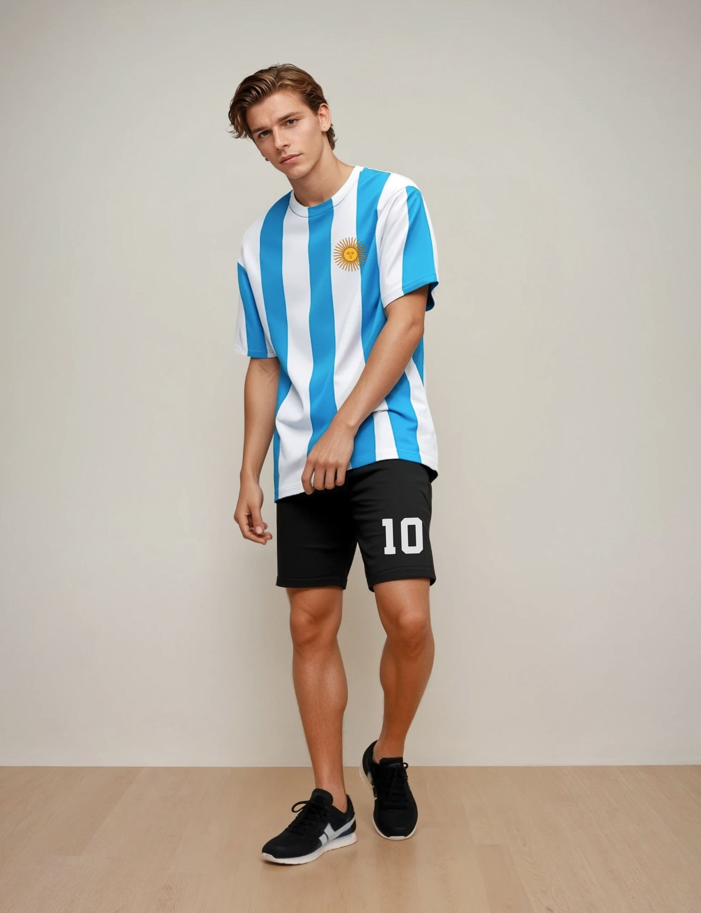 Argentina Legend Jersey for Football Enthusiasts | Personalize Name & Number Jersey with Matching Shorts