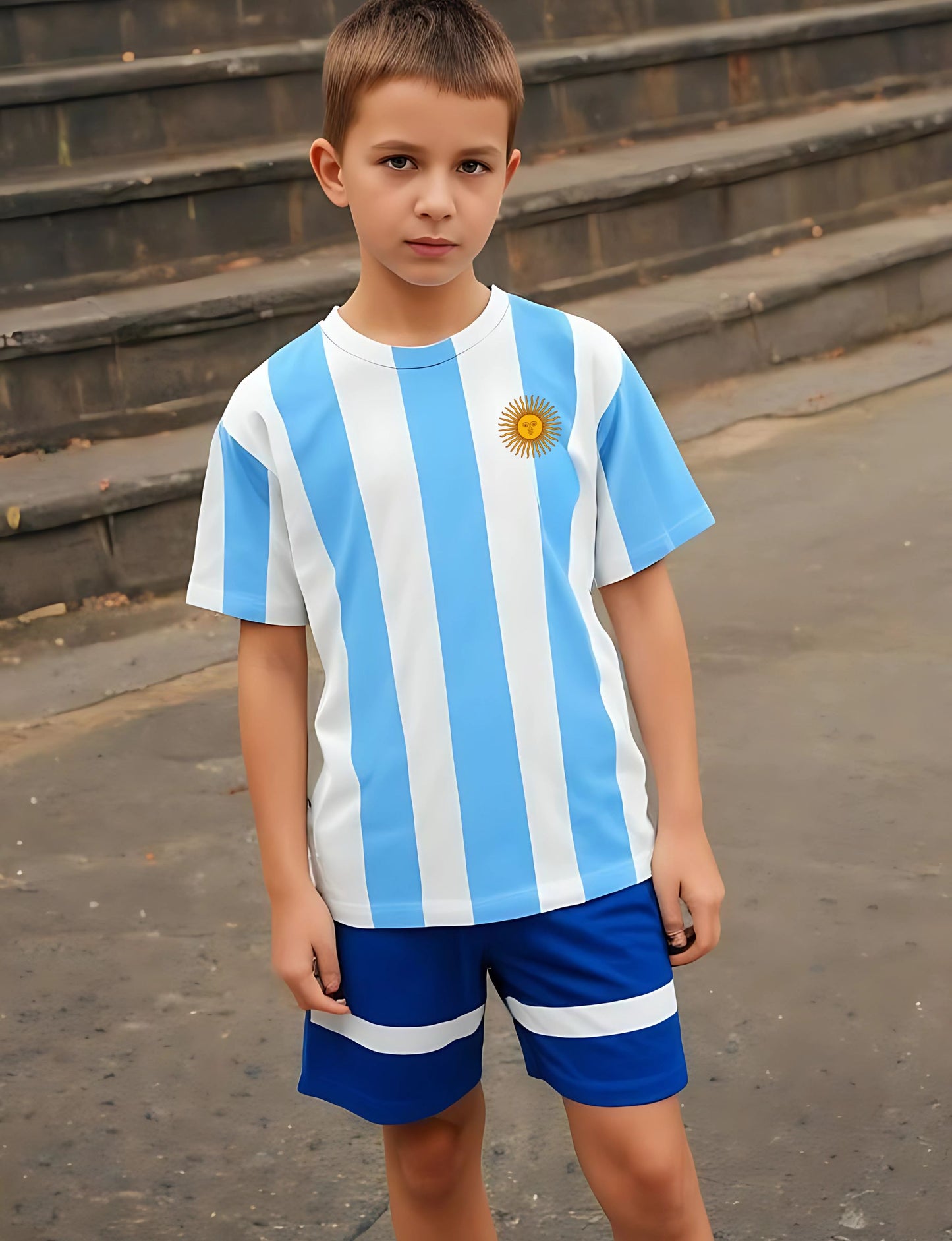 Argentina Legend Jersey for Football Enthusiasts | Personalize Name & Number Jersey with Matching Shorts