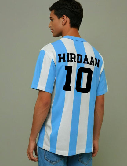 Argentina Legend Jersey for Football Enthusiasts | Personalize Name & Number Jersey with Matching Shorts