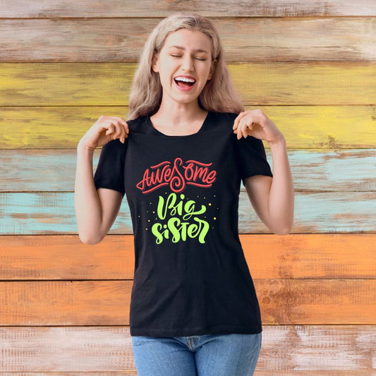 Awesome Big Sister T-Shirt for Women - T Bhai