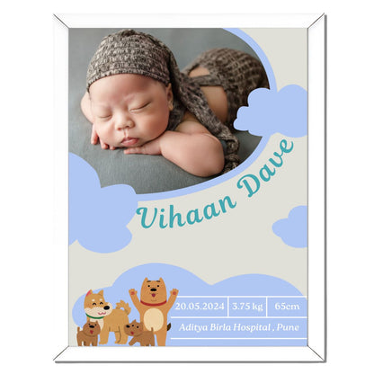 A Cherished Details Captured Forever | Baby's Birth Details Poster | Personalized Baby Arrival Poster