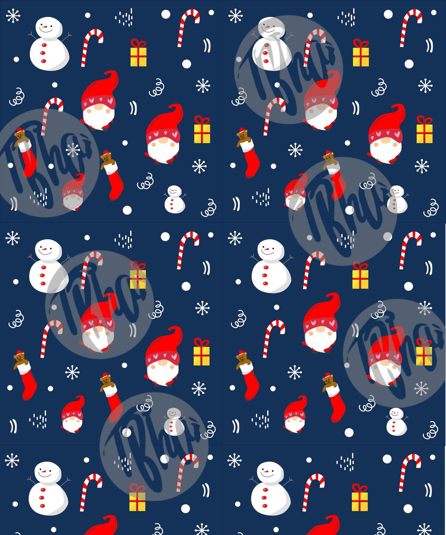 Christmas Theme All Over Printed Sweatshirt