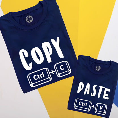 Copy Paste Ctrl C Ctrl V Matching Father Son / Father Daughter Combo T-Shirt