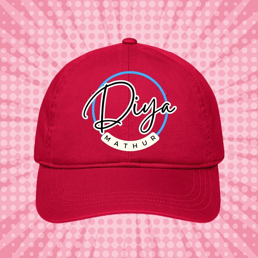 Personalized Cap With Name Initials