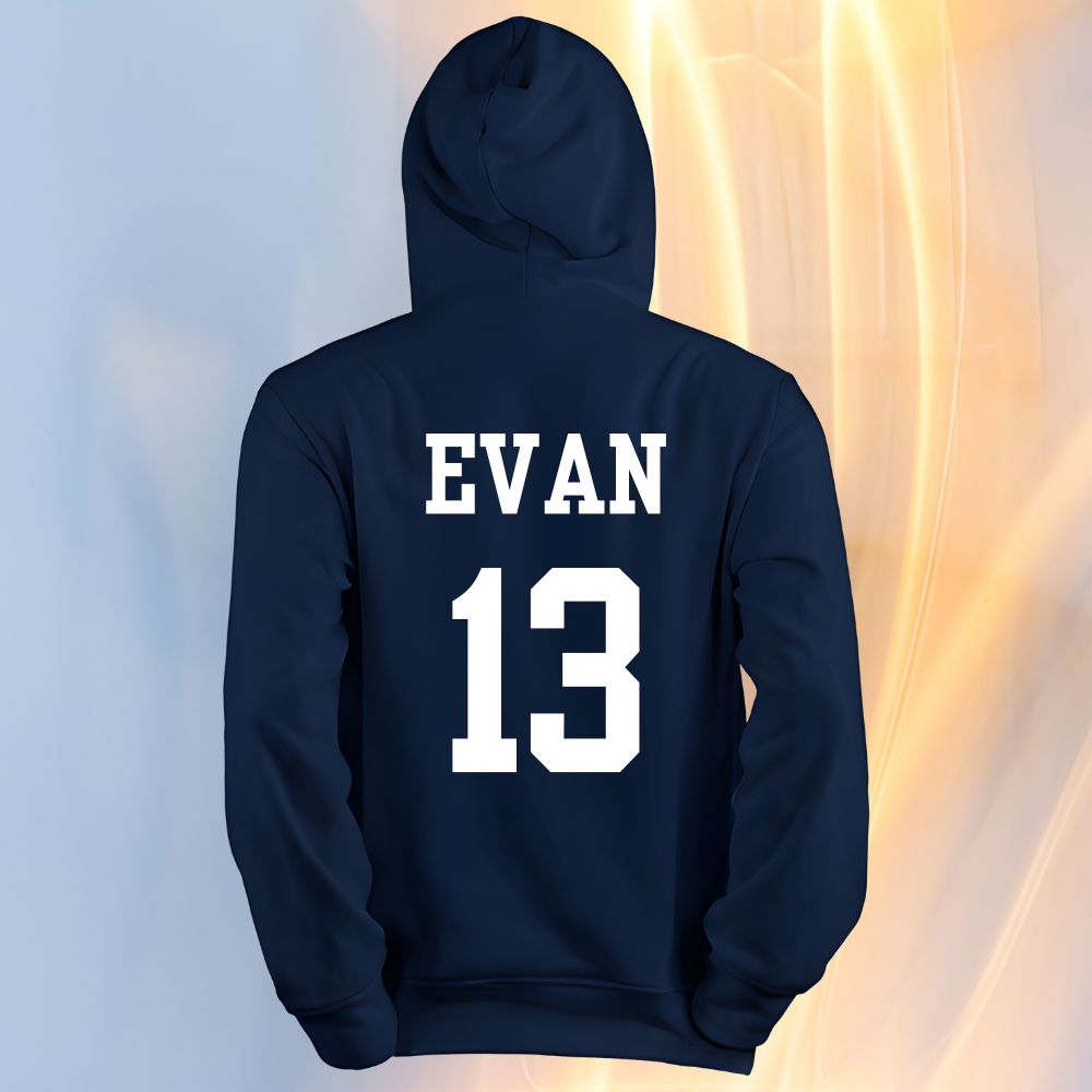 Personalized Name and Number Unisex Hoodies