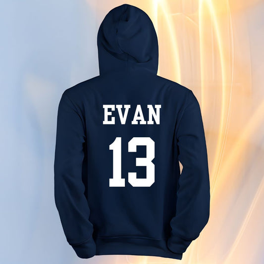 Personalized Name and Number Unisex Hoodies - T Bhai