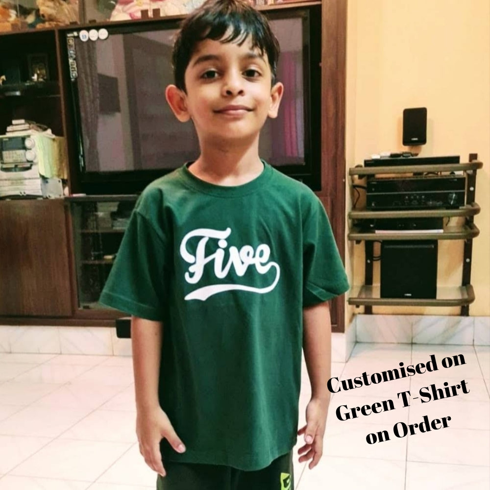 Five - Fifth Birthday T-Shirt for Boys & Girls - T Bhai