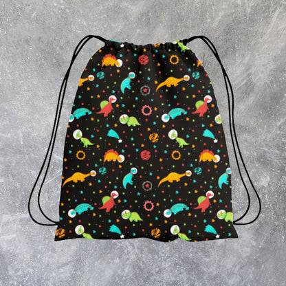 Dino Theme All Over Printed Drawstring Bag | Ideal Birthday Gift & Return Gift