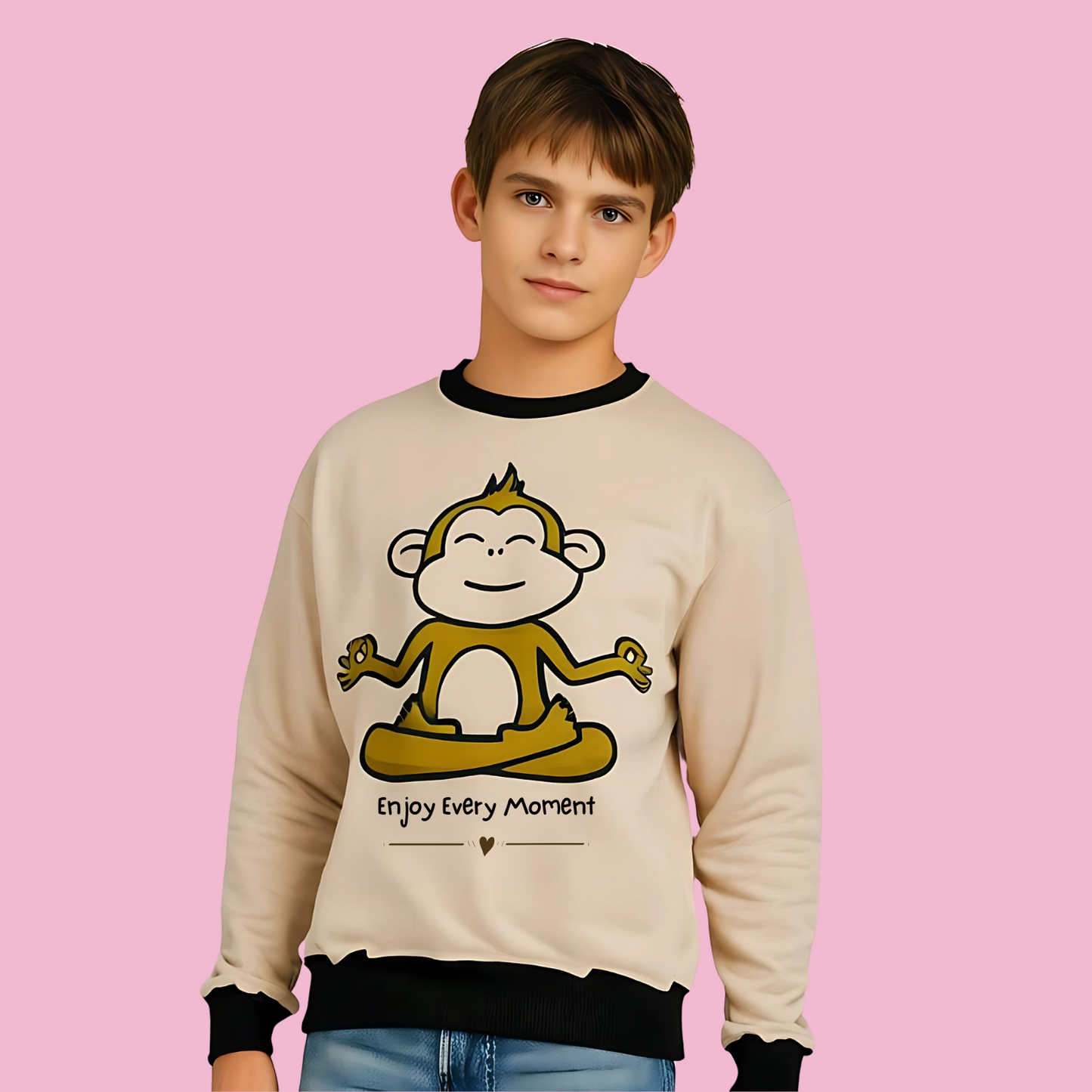 Enjoy Every Moment All Over Printed Sweatshirt