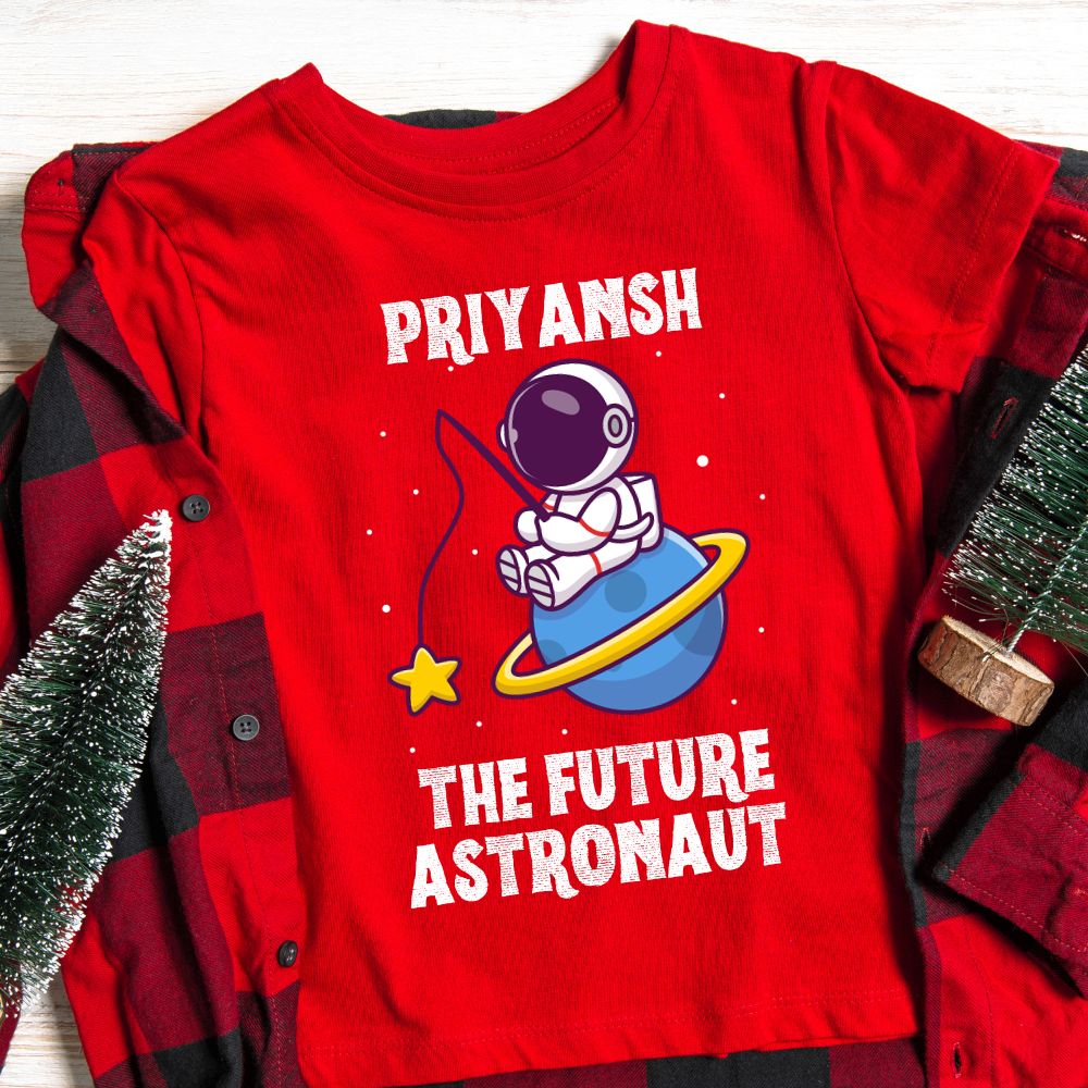 Future Astronaut Space Theme Kid's T-Shirt - T Bhai