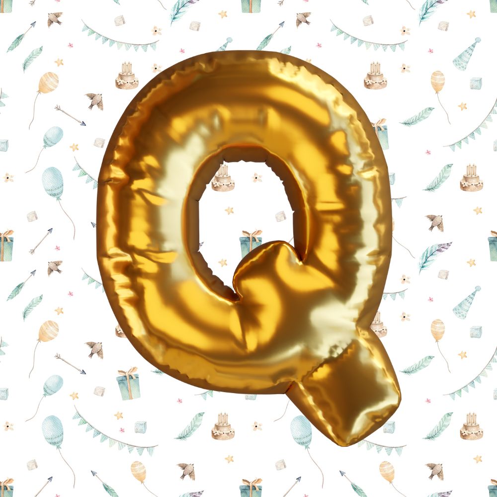 Gold Alphabet Balloons A-Z Alphabets for Party Decorations (16 Inch) - T Bhai