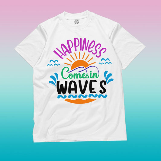 Happiness Comes in Waves Oversize T-Shirt | Unisex Fit