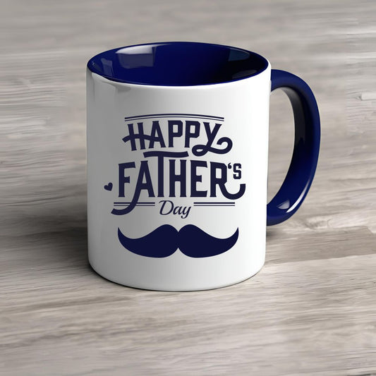 Happy Father's Day Dark Blue Coffee Mug | Fathers Day Gift