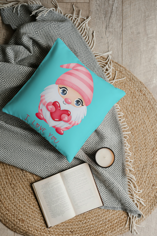 Cute I Love You Couple Cushion Cover