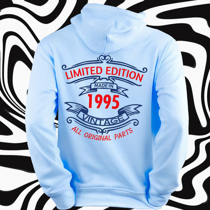 Custom Limited Edition All Original Parts Baby Blue Unisex Hoodie