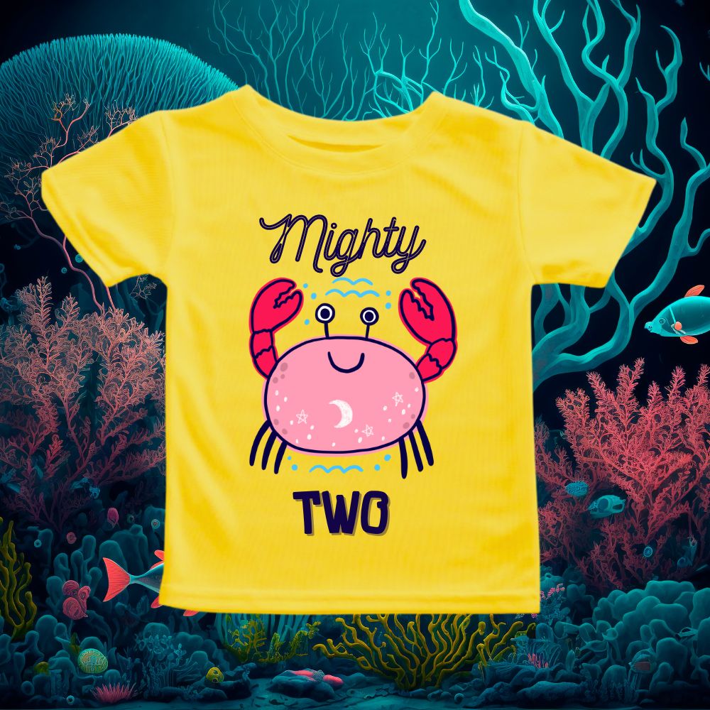 Mighty Two Second Birthday T-Shirt for Kids - T Bhai