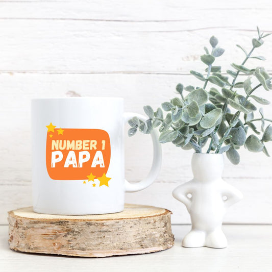 Number 1 Papa | Fathers Day Gift Coffee Mug