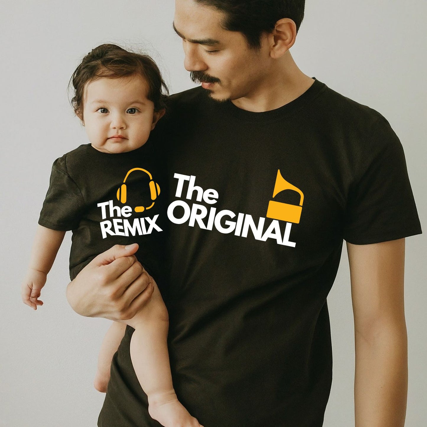 The Original & The Remix Father son & Father Daughter Matching T-Shirts