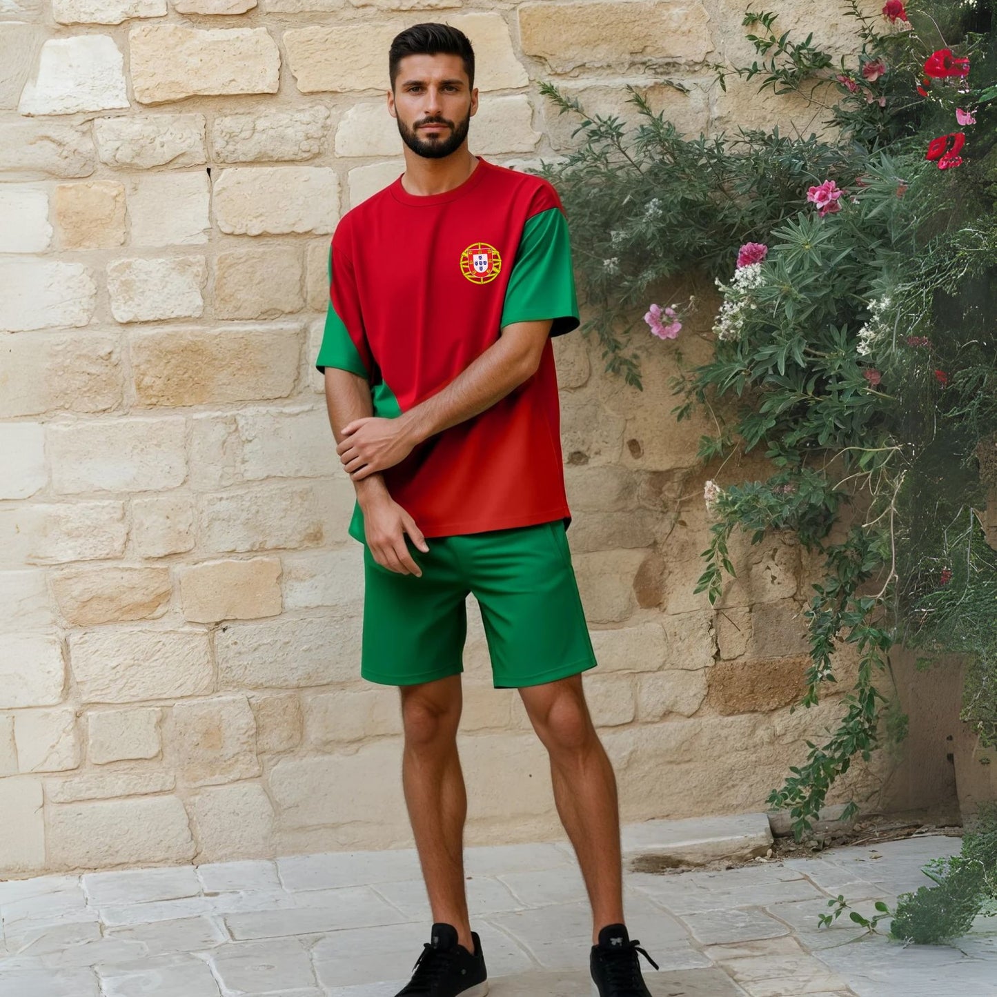 Portugal Jersey for Football Enthusiasts | Personalize Name & Number Jersey with Matching Shorts