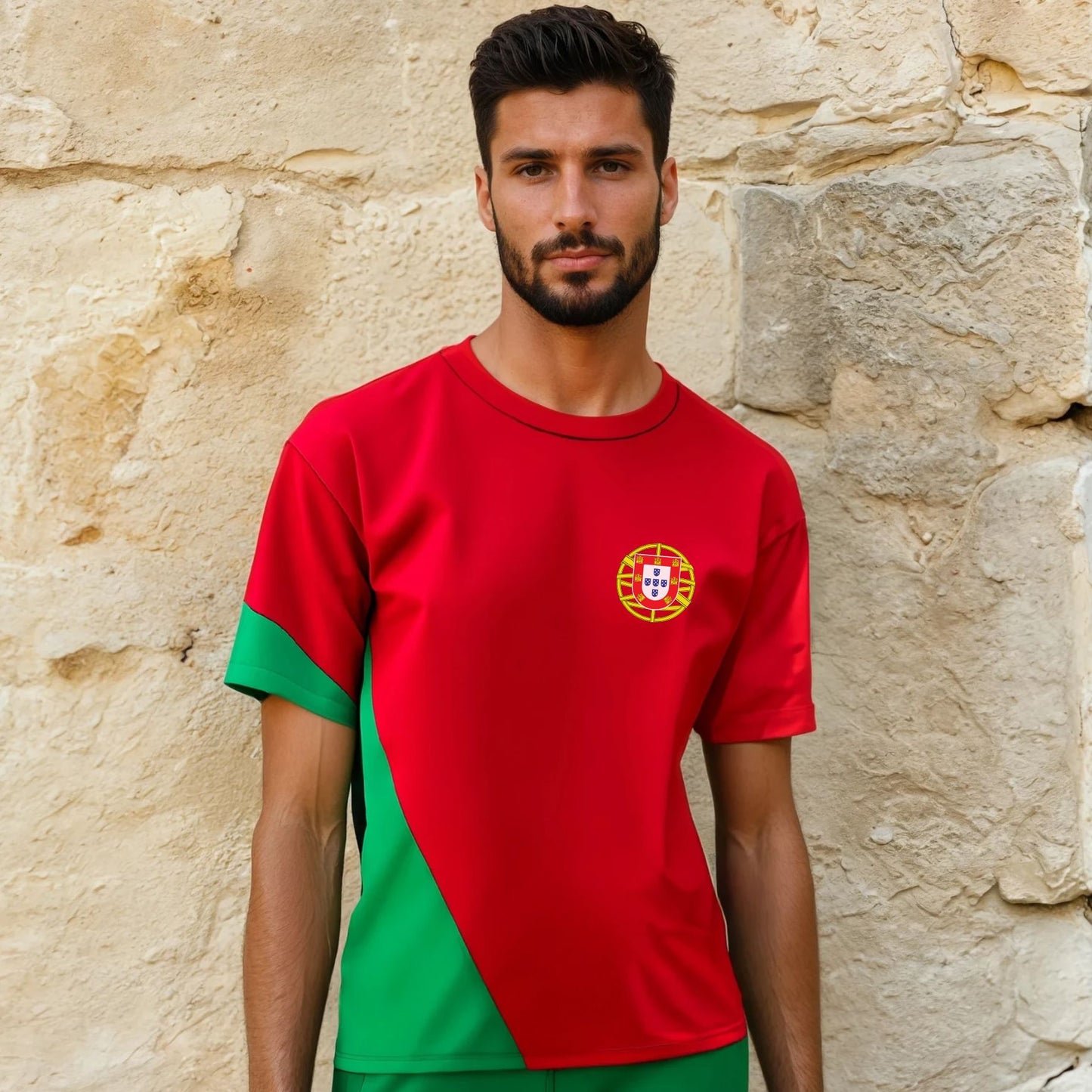 Portugal Jersey for Football Enthusiasts | Personalize Name & Number Jersey with Matching Shorts