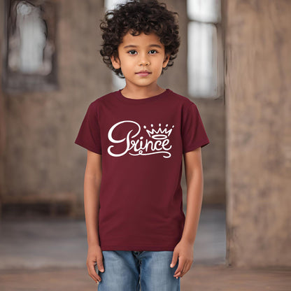 King Queen Couple T-Shirts | King Queen Prince & Princess T-Shirts for Family