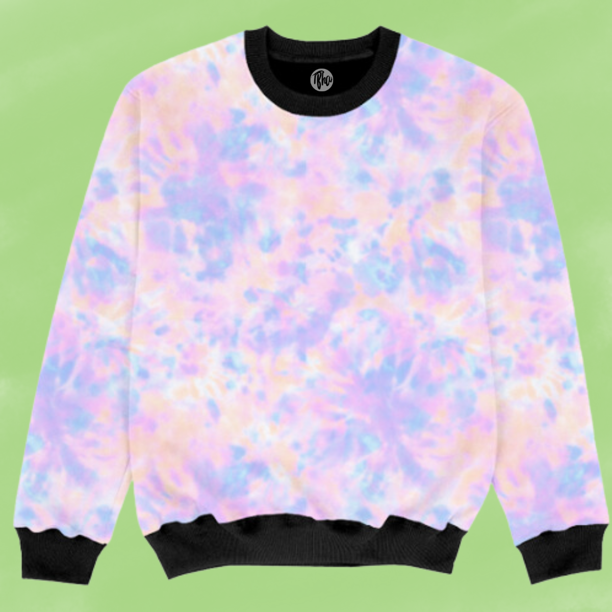 Rainbow Tie Dye Pattern Printed Sweatshirts for Family