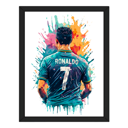 Ronaldo Poster | CR7 Poster for Football Fans | Gift for Football Enthusiast