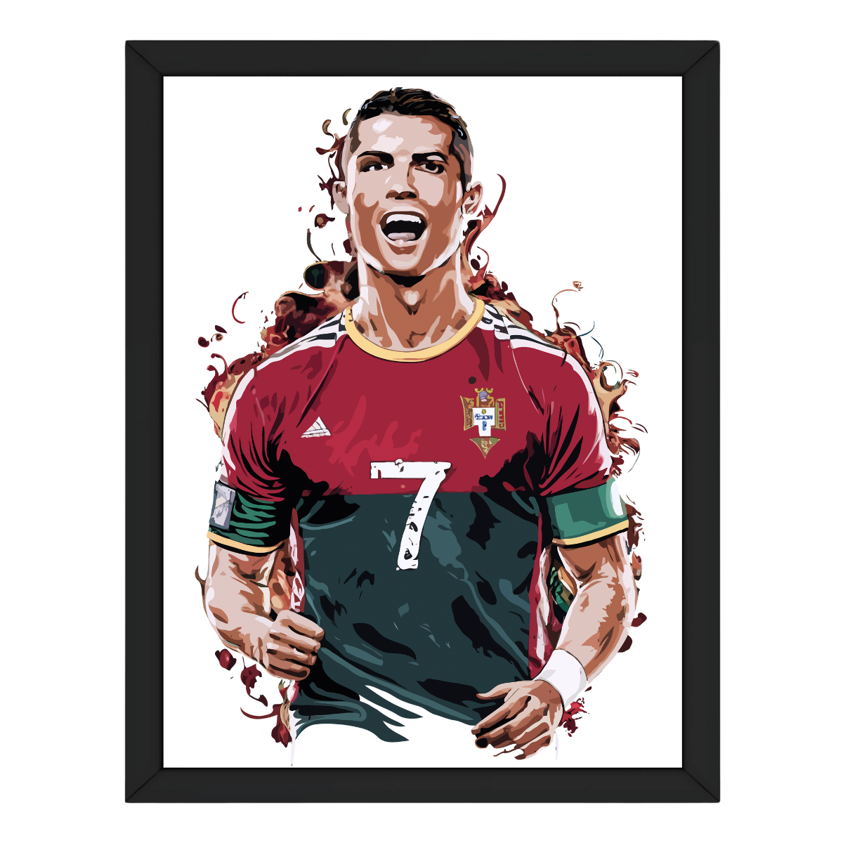 Ronaldo Poster for Football Enthusiast | CR7 Poster for Football Fans