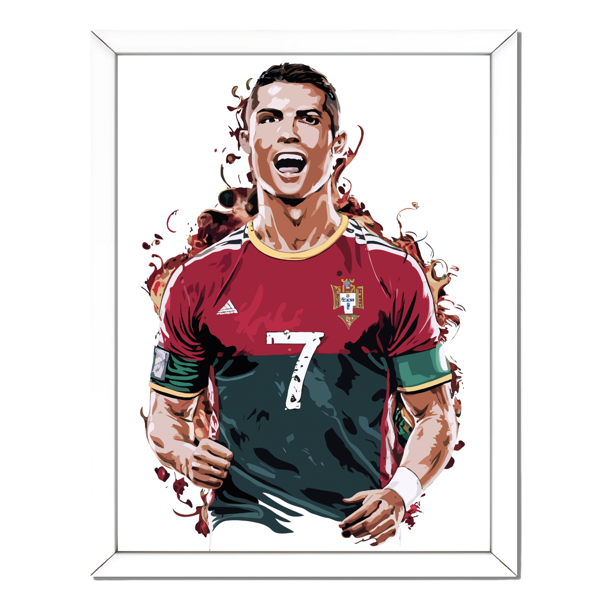 Ronaldo Poster for Football Enthusiast | CR7 Poster for Football Fans