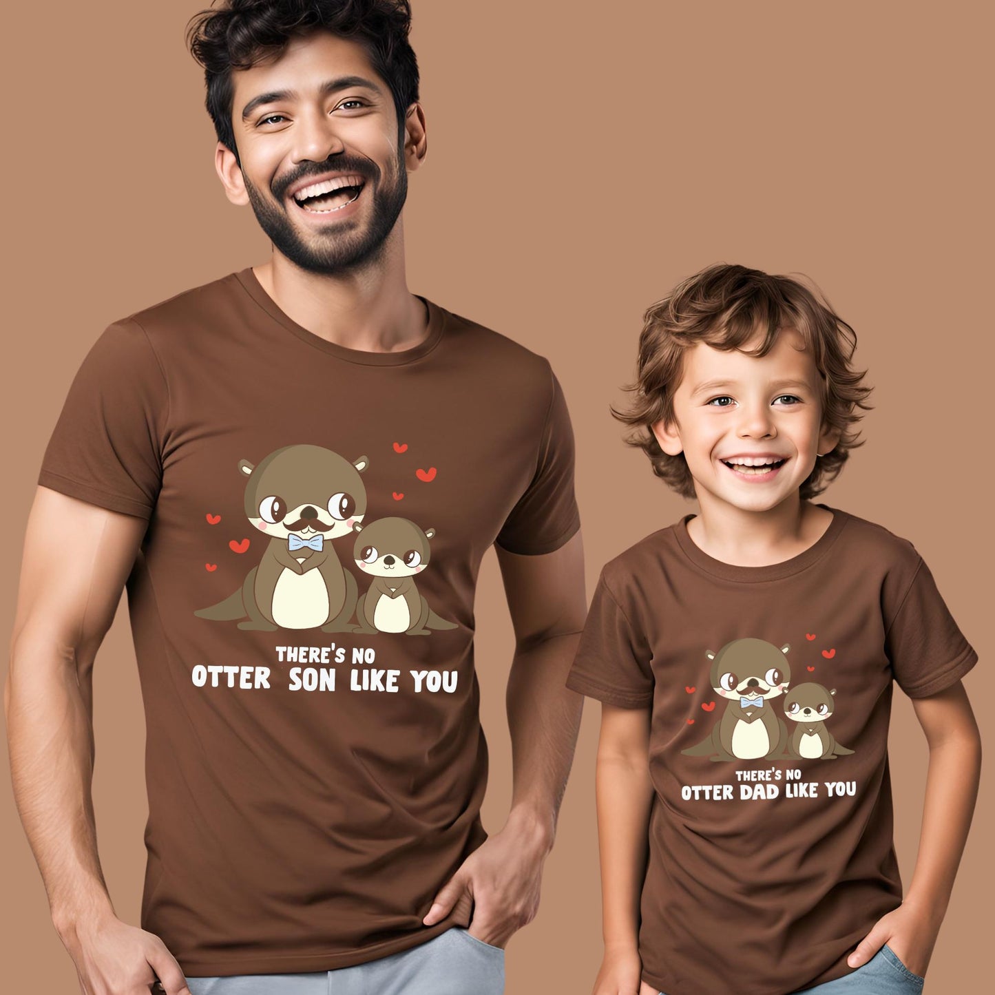 There is No Otter Like You Father Son Matching T-Shirts