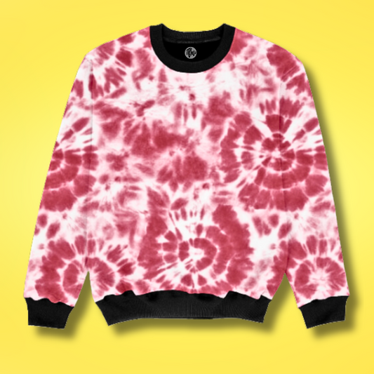 Tie Dye Shibori Seamless Pattern Printed Sweatshirts for Family