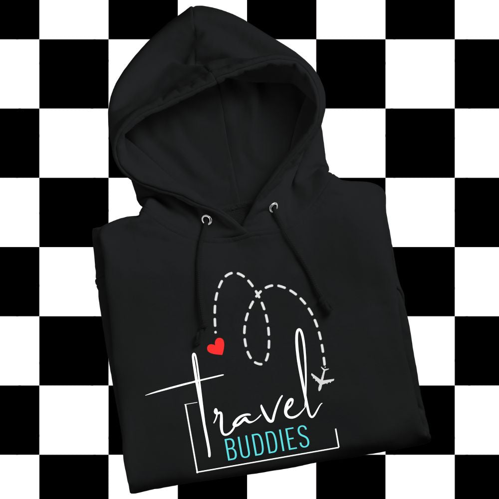 Travel Buddies Unisex Hoodies for Kids and Adults - T Bhai