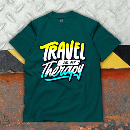 Travel is My Therapy Oversize T-Shirt