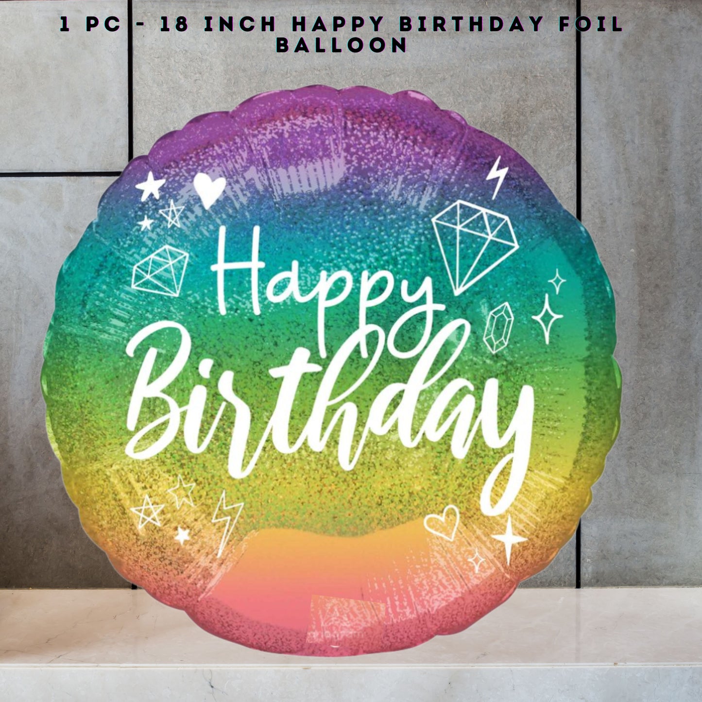 Unicorn Theme Birthday Decoration Foil Balloons & Printed Balloons (14 Piece Set) - T Bhai