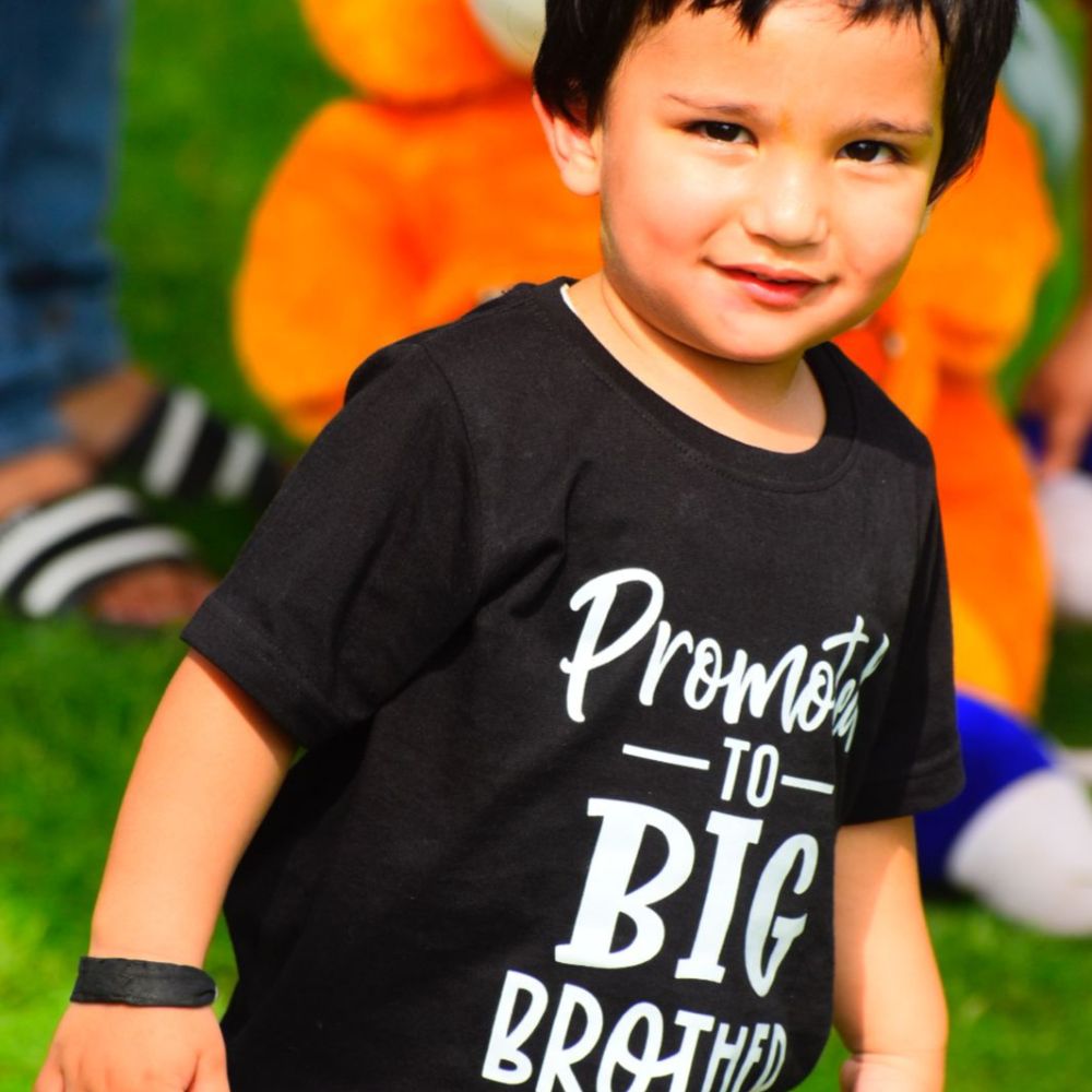 Promoted to Big Brother Baby Announcement T-Shirt - T Bhai
