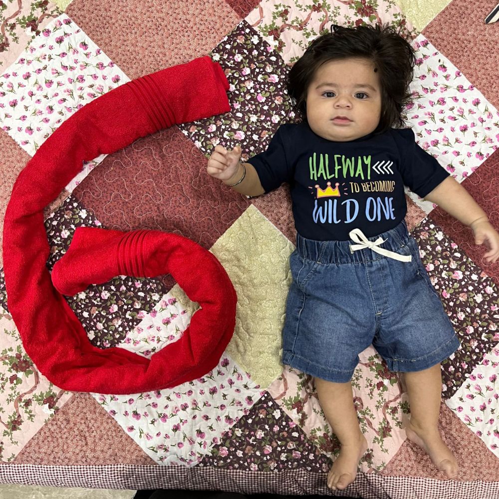 Half way to becoming Wild One T-Shirt for Babies - T Bhai