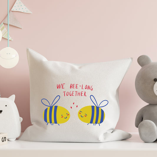 We Bee-Long Together Cushion Cover