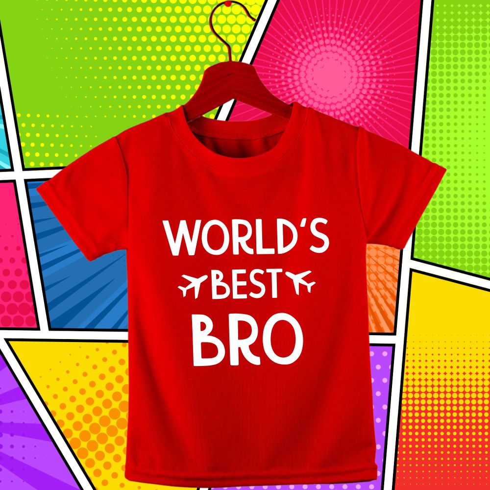World's Best Bro Gift T-Shirt for Kids - T Bhai
