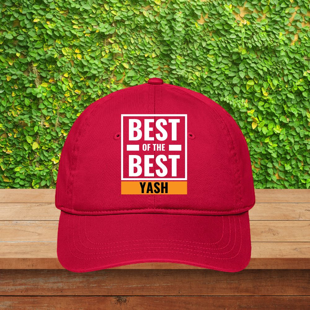 Customized Best of the Best Cap | Birthday and Raksha Bandhan Gift