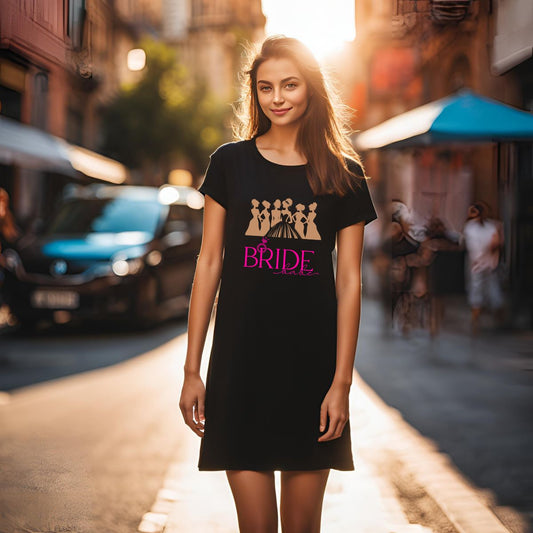 Bride Babe T-Shirt Dress for the Bride