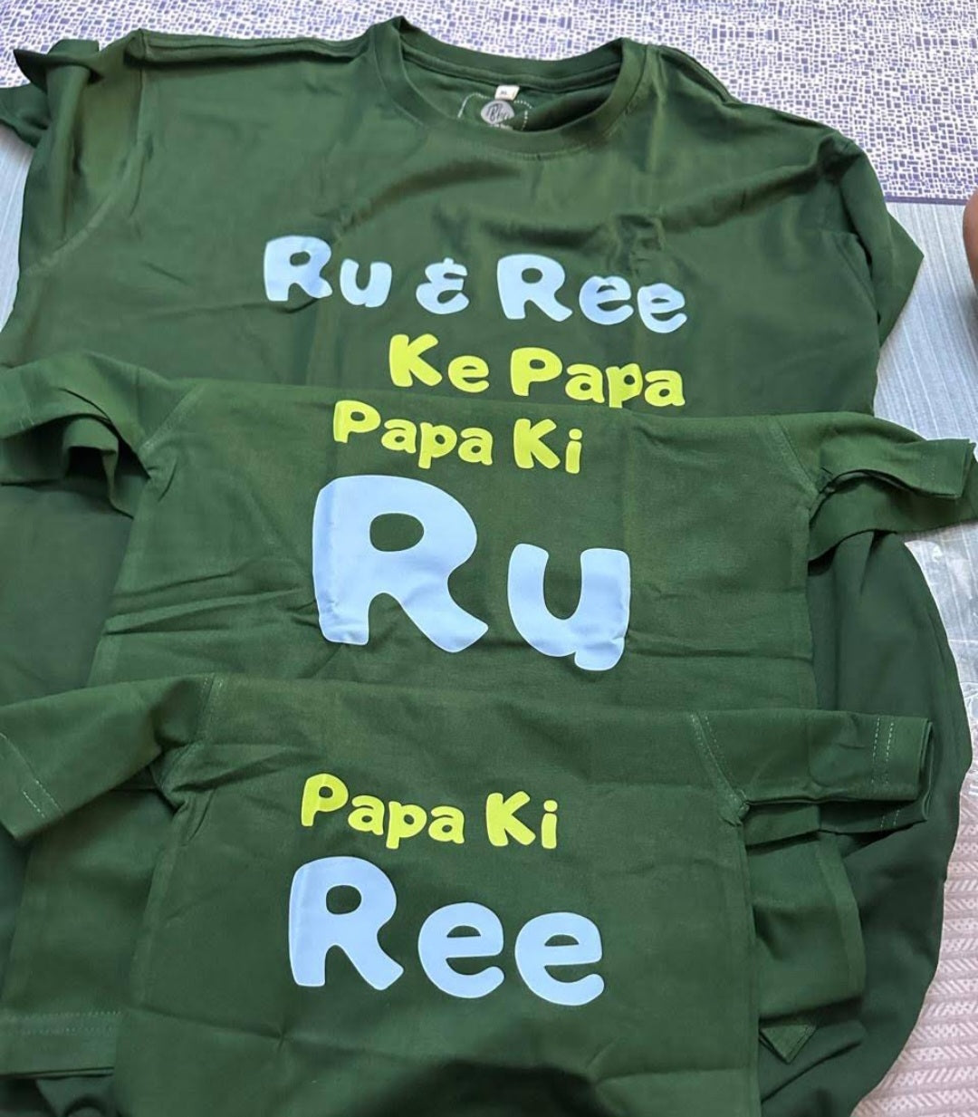 Papa Ki Beti Custom Father and Daughter Matching T-Shirt